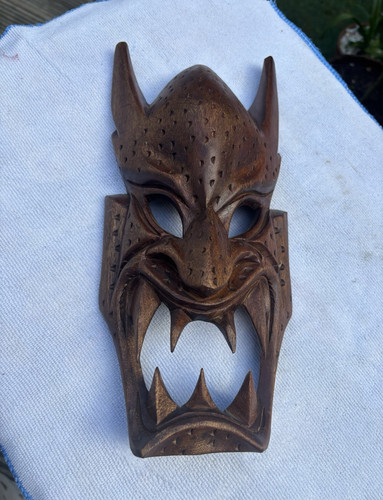 Hand carved wooden tribal - hand,