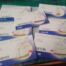 royalty  1981 royal wedding Charles & Diana worldwide  shop Stamp Booklets x 7