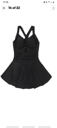 Silhouette black swimdress - "silhouette"/black,