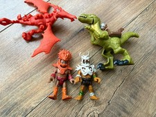 Imaginext Dinosaurs Pterodactyl & Velociraptor Tribal Figures Fisher Price Toys