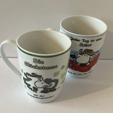 Limited Sheepworld AG German Sheep Mug Cup Cute Animals x 2