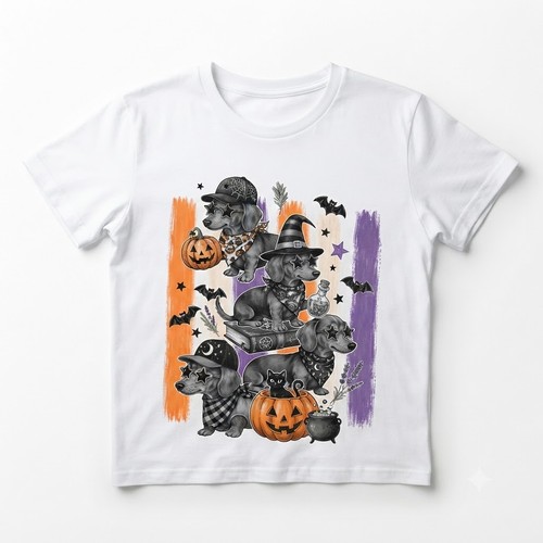 Halloween dachshund shirt - halloween,