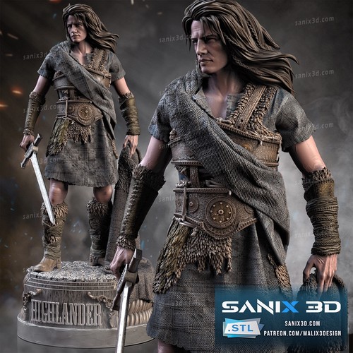 Highlander 220mm resin model - highlander,,