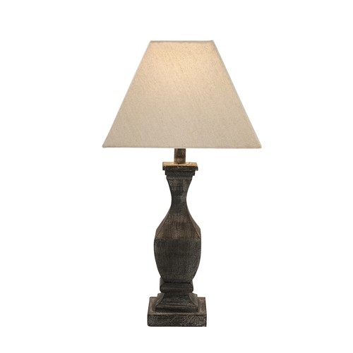 Tall lekythos table lamp grey - table,