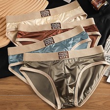 Men's Satin Silk Briefs