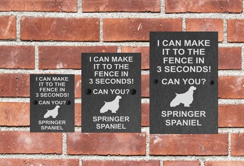 Dog slate gate sign sizes - ,