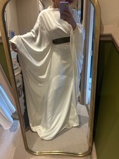 BNWOT £2495 Roksanda Raziya Silk Satin balloon sleeve gown. UK 6