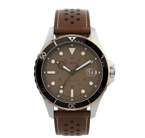 Timex automatic watch brown - automatic,