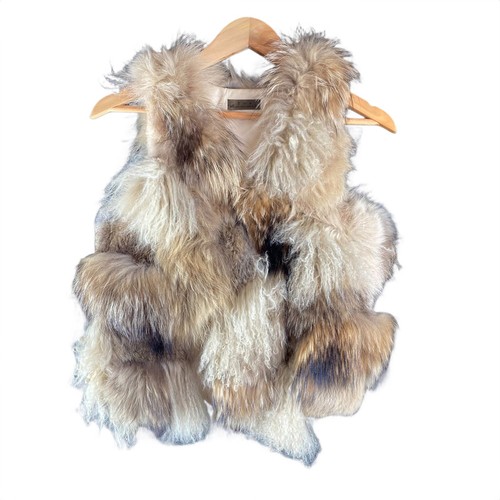 Goa fur vest rabbit fox - vest,,