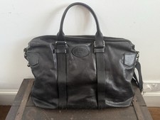 The Bridge Men’s Black Leather Briefcase Laptop Bag Good Condition Rare Model
