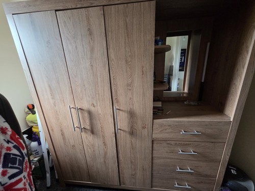 Three door four - drawer, and