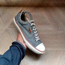 Fila Canvas Trainer Grey UK8 Low Mens Sneaker Shoe S10089