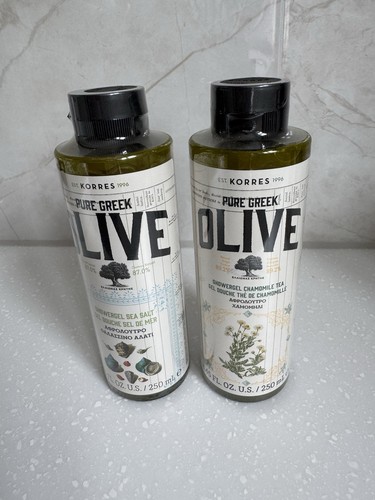 Korres olive shower - olive, duo