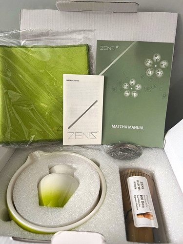 Zens yuran matcha whisk set - zens,