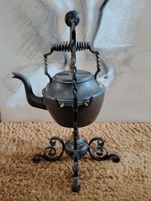 Antique tilting tea kettle