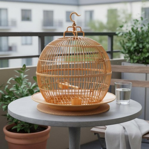 Spherical bird enclosure - spherical,