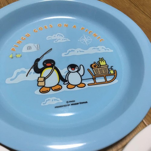 Pingu tableware rare animation - tableware,