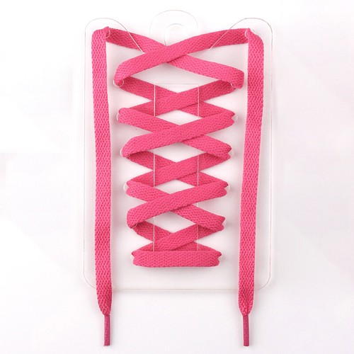 Flat coloured shoelaces - shoelaces, shoe