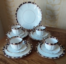Court China Wm Lowe Longton Tea Set 1920s *13 pieces