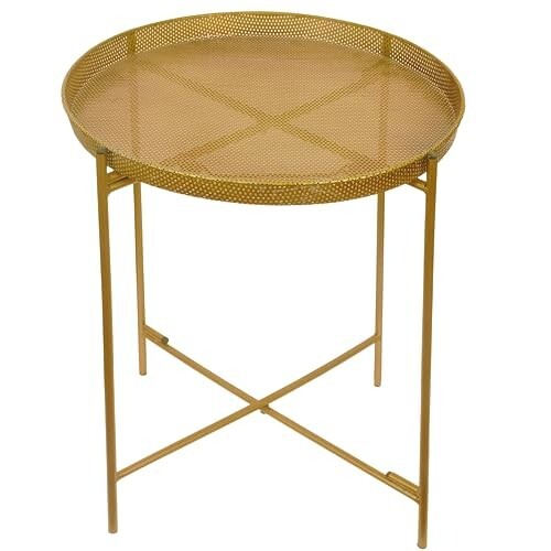 Golden metal side - metal, with