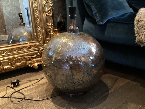 Bronze mosaic table lamps - bronze,