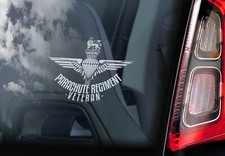 Parachute Regiment Veteran Car Sticker - Military Army Sign Para Decal Gift -V06