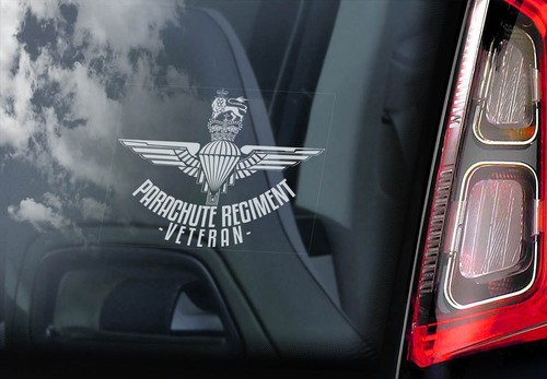 Parachute regiment veteran car - parachute,