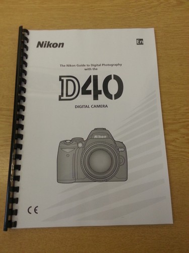 Nikon d40 camera fully printed - d40,