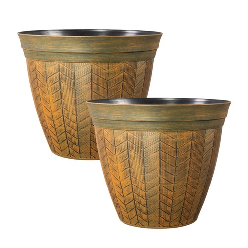 2pc round orange panelled - 2pc,