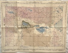 Vintage RAF Map Lake Djerid