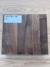 Walnut Worktop Off-cut - 195 x 220 x 38 mm - Wood - Timber