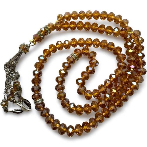Crystal beads tasbeeh - crystal,
