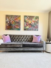 Beautiful 3 Seater Velvet Sofa