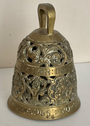 Heavy antique ornate brass - heavy,
