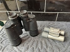 2x Binoculars Pathescope 16 x 50 & Praktica 18 x 25