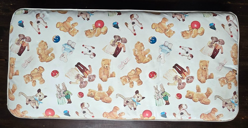 Vintage vinyl cot mattress