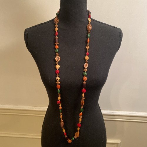 Vintage boho long - boho, nut