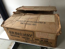 A.R Sugden Connoisseur BD-2 Belt Drive Turntable Original Box & Instruction ONLY