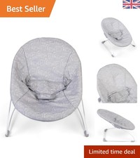 Portable Baby Bouncer - Grey with Generous Seat for Infants from Birth