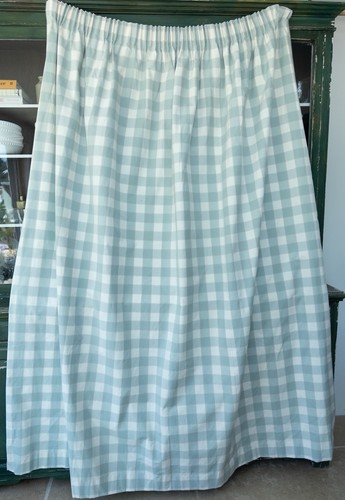 Heavy duck egg blue - duck, gingham