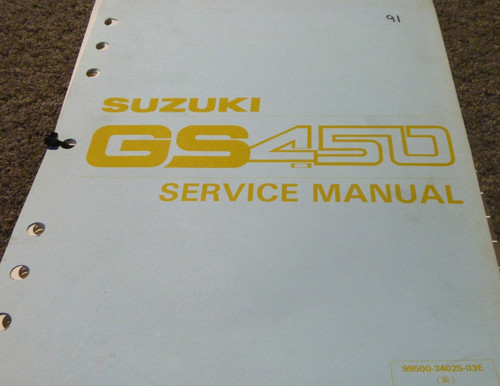 1982 suzuki gs450 - suzuki, e