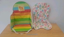 2 Padded High Chair Seat
