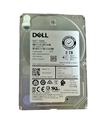 Dell seagate exos 7e2000 2tb - dell,