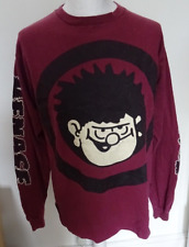 Vintage Apollo DENNIS THE MENACE Front & Back Logo Large Long Sleeve T-Shirt '92