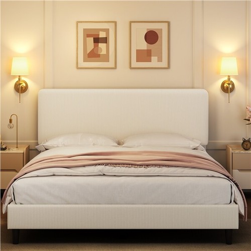 Upholstered bed frame - upholstered,