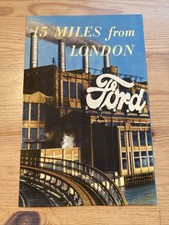 1950s/60s Vintage Dagenham Ford Leaflet 