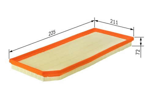Bosch f026400026 air filter - f026400026,