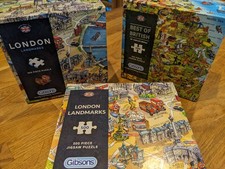 3  x GIBSON JIGSAW PUZZLES -