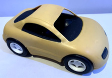 Vintage Little Tikes Car Transporter Carrier Vehicle Yellow Sports Car 25cm