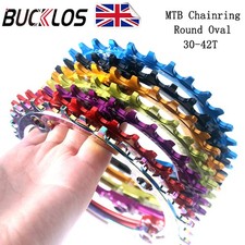 BUCKLOS 104BCD 30-42T MTB Chainring Round Oval Narrow Wide Bike Single Sprocket